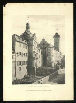 Mergentheim, Hochmeisterschloss. Haupteingang. Ansicht.