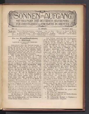 Heft 12. 12. Jahrgang. September 1910