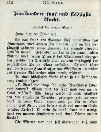 Fünfhundert fünf und siebzigste Nacht