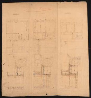 Etagenwohn- und Geschäftshaus Krausenstraße 40, Berlin: Grundrisse 2.-4.OG