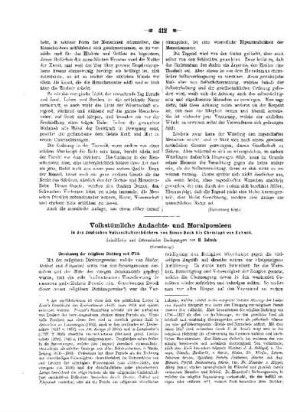 Volkstümliche Andachts- und Moralpoesieen : (Fortsetzung)