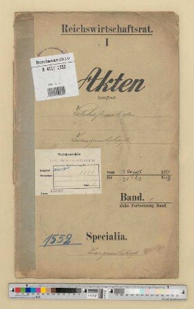 Zwangswirtschaft.- Allgemeines