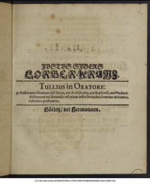 Justus Sibers Lorber-Kranz
