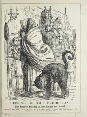 Closing of the exhibition. The Amazon Putting on her Bonnet and Shawl