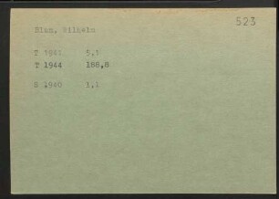 Blum, Wilhelm