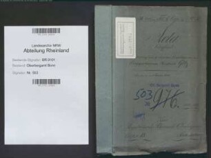Götz, Ferdinand 11.02.1810 - 15.05.1888; Berggeschworener zu Kaub, Herzogtum Nassau; ausgeschieden 1868; Personalakte