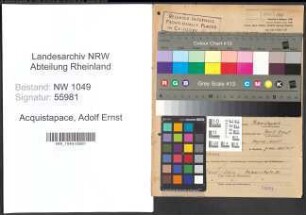 Entnazifizierung Adolf Ernst Acquistapace , geb. 25.02.1900 (Kaufmann)