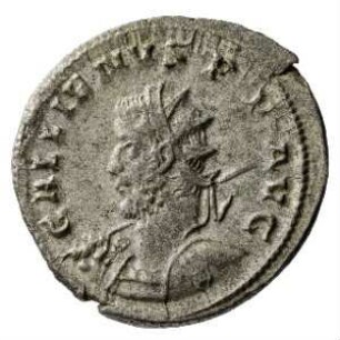Münze, Antoninian, 259 n. Chr.