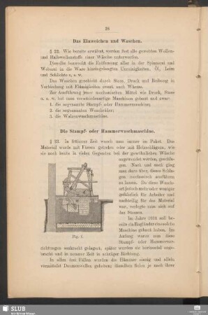 Das Einweichen und Waschen