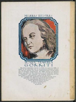 Mujeres ilustres: Juana Manuela Gorriti