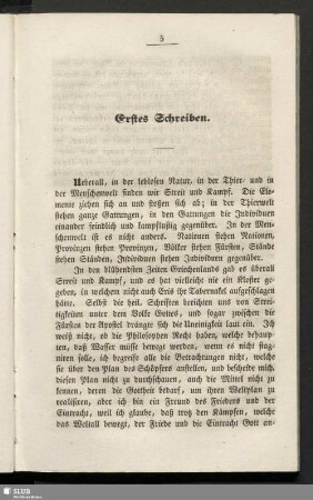 Erstes Schreiben