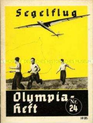 Begleitheft zu den Olympischen Spielen 1936 für die Sportart Segelflug