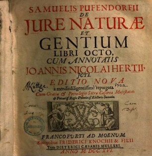 De iure naturae et gentium : libri octo