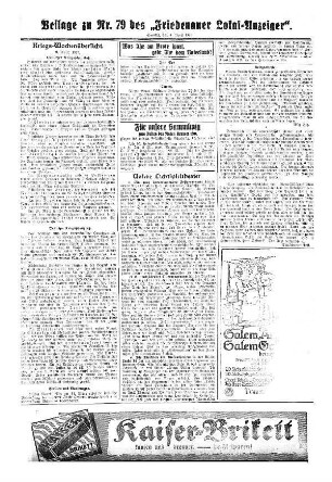 Beilage zu Nr. 79