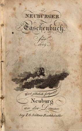 Neuburger Taschenbuch : auf das Jahr.... 1809