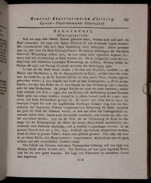 Special-Superintendenz Schorndorf.