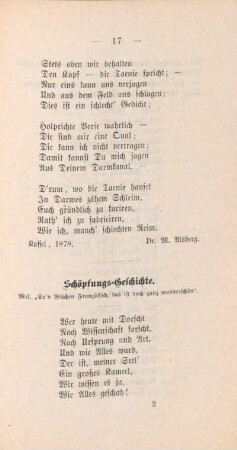 Schöpfungs-Geschichte.