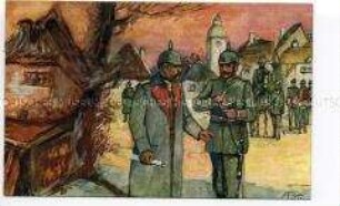 Postkarte aus der Serie "Das Hindenburg-Geheimnis"