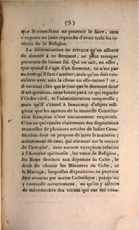 Cas de conscience à consulter et Consultation sur le nouveau Serment prétendu civique, décrété le 17. Novembre 1791