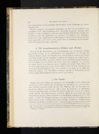 7. Die Funde.