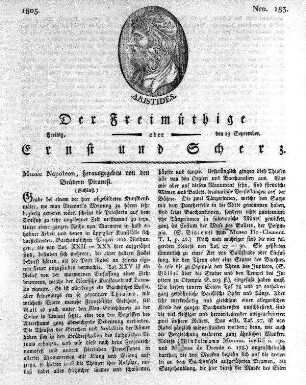 Nro. 183, Freitag den 13. September