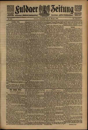 Ausgabe vom Donnerstag, den 13. August 1908.