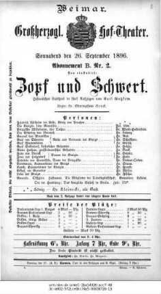 Zopf und Schwert