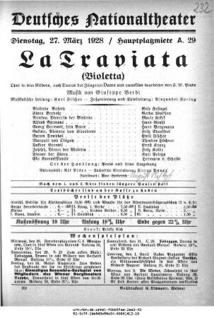 La Traviata (Violetta)