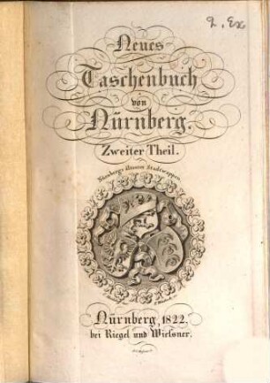 Neues Taschenbuch von Nürnberg. 2, 2. 1822