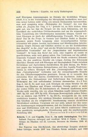 508-509 [Rezension] An early euchologium