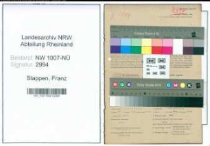 Entnazifizierung Franz Stappen , geb. 31.03.1891 (Gastwirt)