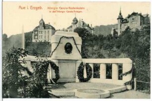Aue. Königin Carola Gedenkstein