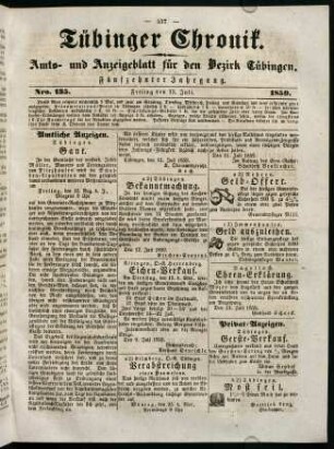 537-556, 15. Juli (Nr. 135) - 20. Juli (Nr. 139)