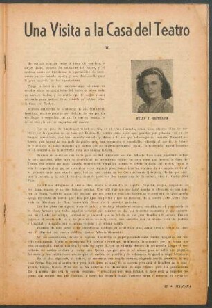 Una visita de la casa del teatro