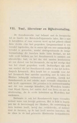 VII. Taal, literatuur en bijbelvertaling