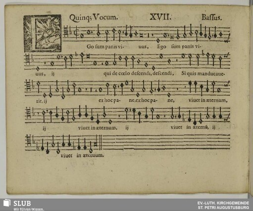 XVII. Ego sum panis vivus