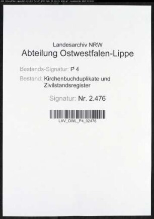 Kirchenbuchduplikat der katholischen Gemeinde Kohlhagen (GHT 1826-1834). (Gemeinde: Kohlhagen, katholische Gemeinde)