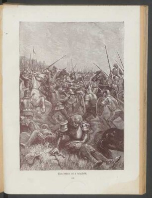 Columbus as a soldier. - [Illustration]