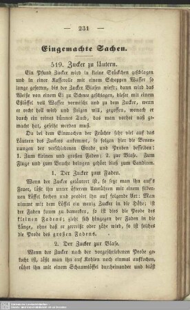 Eingemachte Sachen