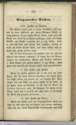 Eingemachte Sachen