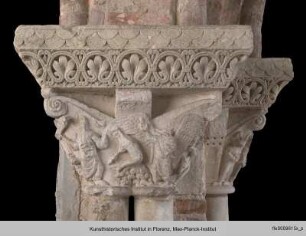 Kapitell mit der Opferung Isaaks durch Abraham - W01MS57