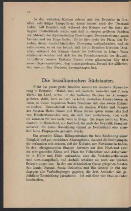 Die brasilianischen Südstaaten.