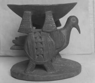 Schale für Ifa-Kerne, Vogel der Yoruba