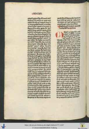 Argumentum in evangelium secundum matheum