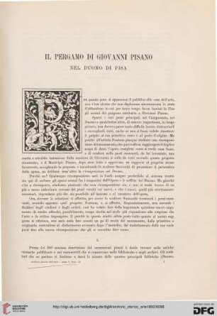 5: Il pergamo di Giovanni Pisano nel duomo di Pisa