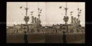 SMS Schleswig-Holstein im Kieler Hafen