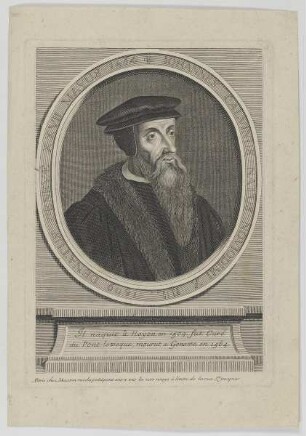 Bildnis des Iohannes Calvinus