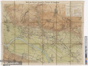 Meinholds Plan der Lässnitz bei Dresden mit Umgebung.