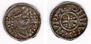 Regensburg, Denar (Pfennig) mit Porträt König Heinrichs II.