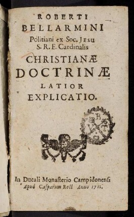 1-278, Christianae Doctinae Latior Explicatio